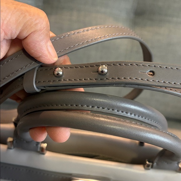 Michael Kors Tatiana Medium Leather Satchel 12.5”x9”x5”Preloved - Picture 8 of 17